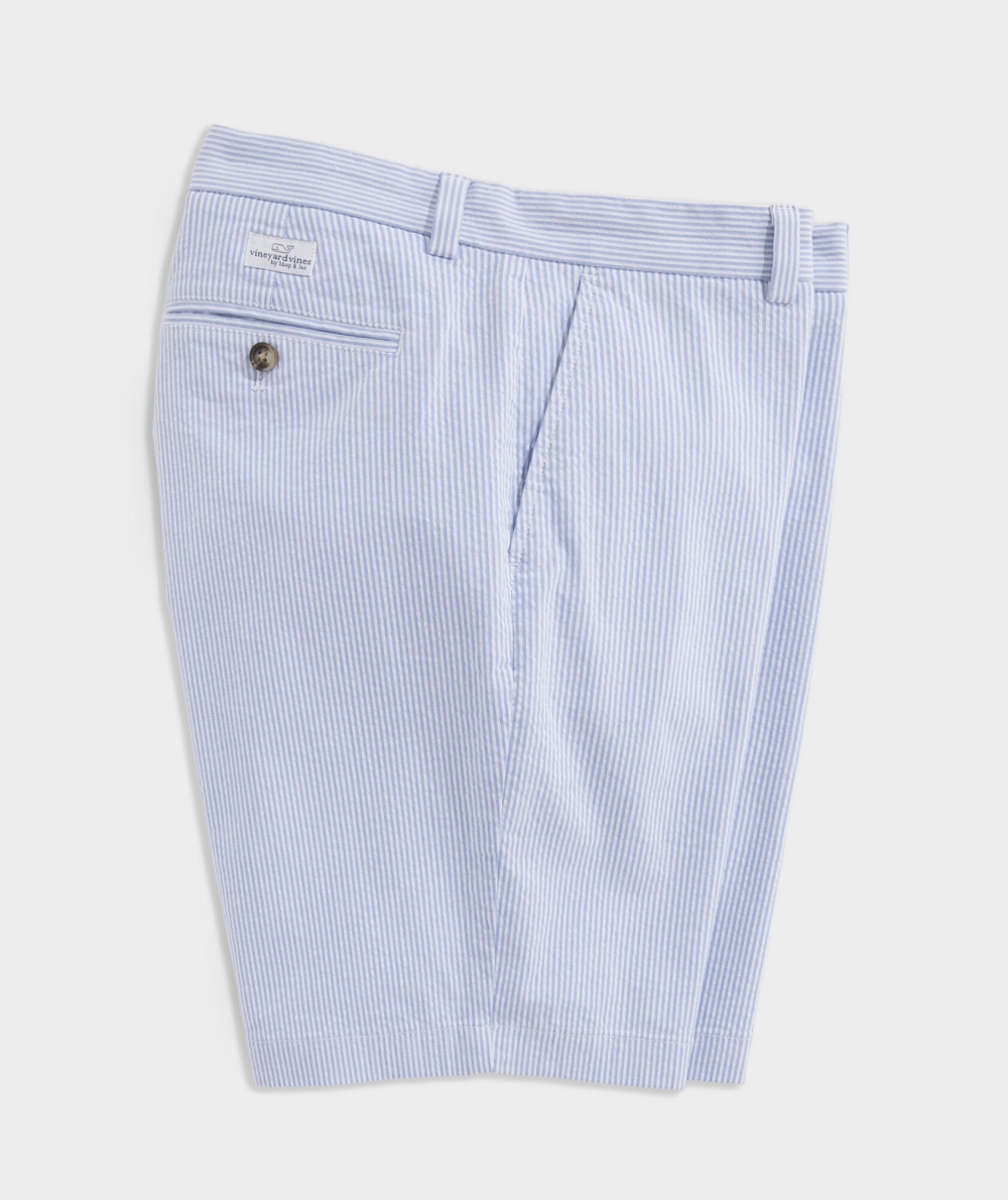 Bermudas Vineyard Vines 9 Inch Seersucker Breaker Shorts Hombre Azules | VBR-514372