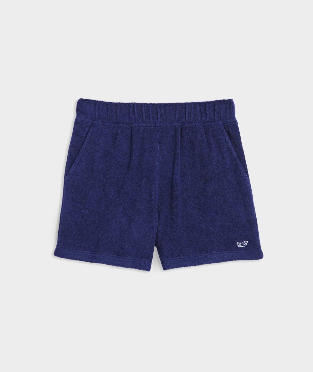 Bermudas Vineyard Vines Girls Terry Towel Shorts Niños Azules | UPK-514607