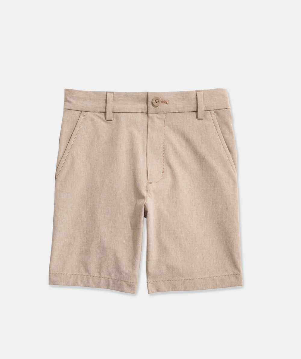 Bermudas Vineyard Vines On-The-Go Shorts Niños Kaki | KXR-359067