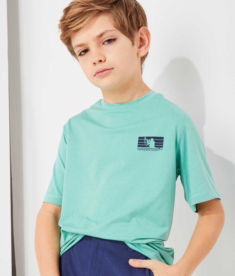 Bermudas Vineyard Vines On-The-Go Shorts Niños Azules Oscuro | LDT-473659