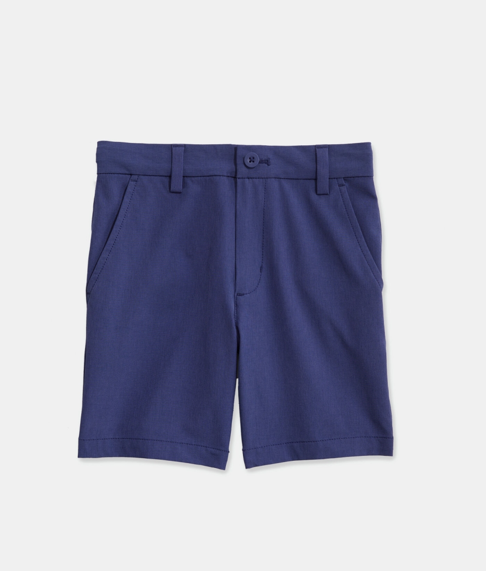 Bermudas Vineyard Vines On-The-Go Shorts Niños Azules Oscuro | LDT-473659