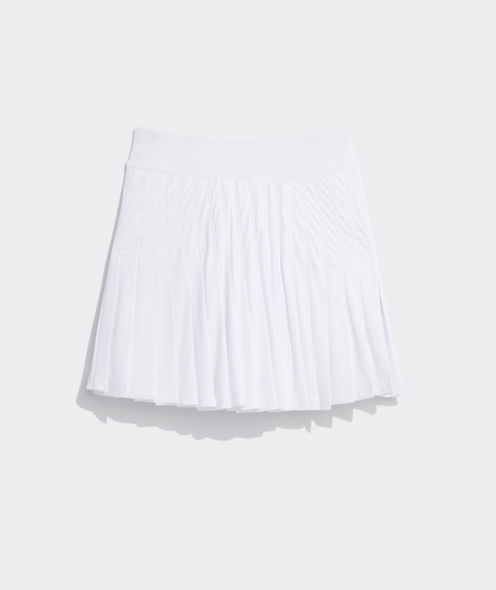 Bermudas Vineyard Vines Performance Plisado Skort Mujer Blancos | CGJ-291840