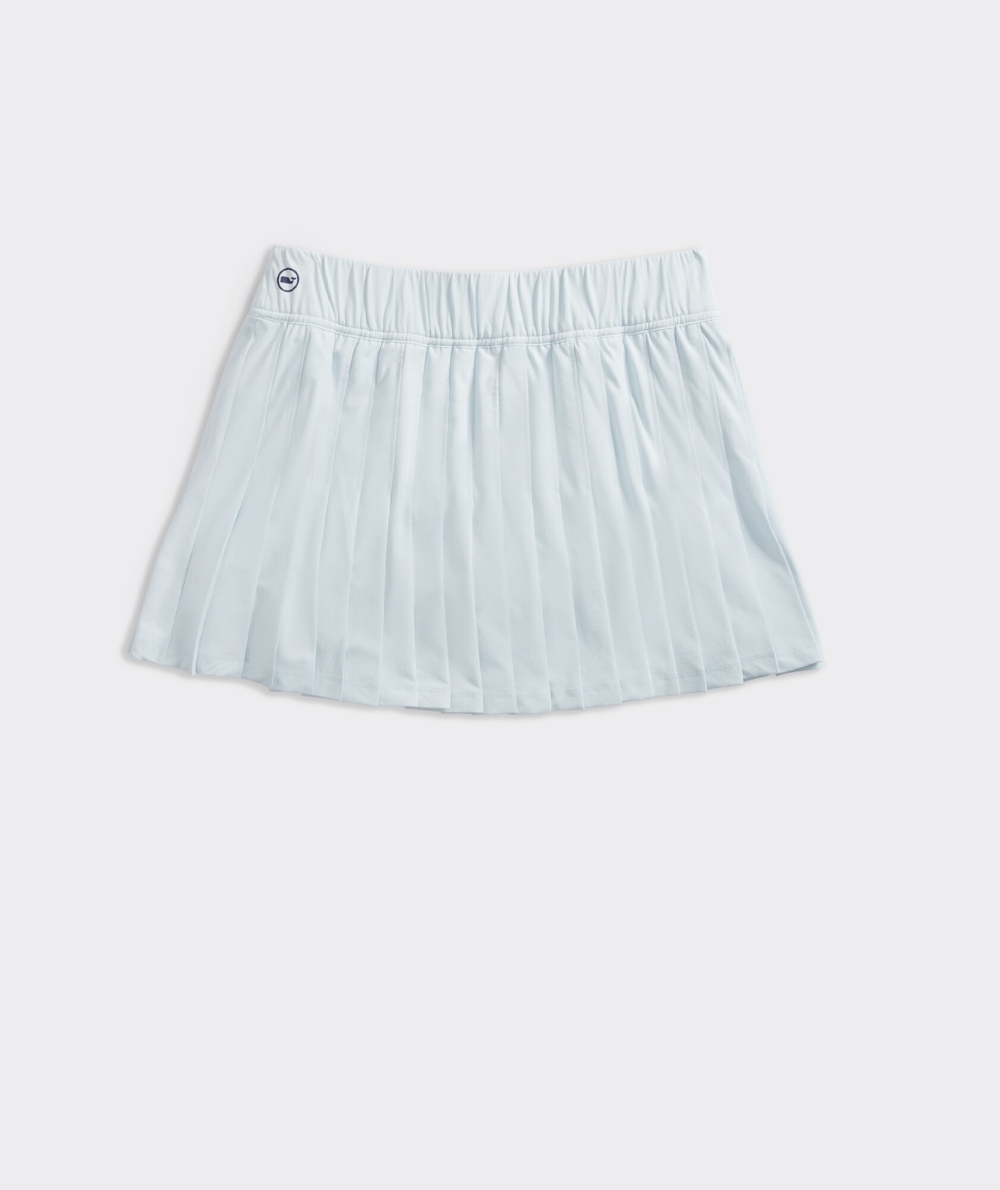 Bermudas Vineyard Vines Performance Plisado Skort Mujer Ice Water | CPG-982403