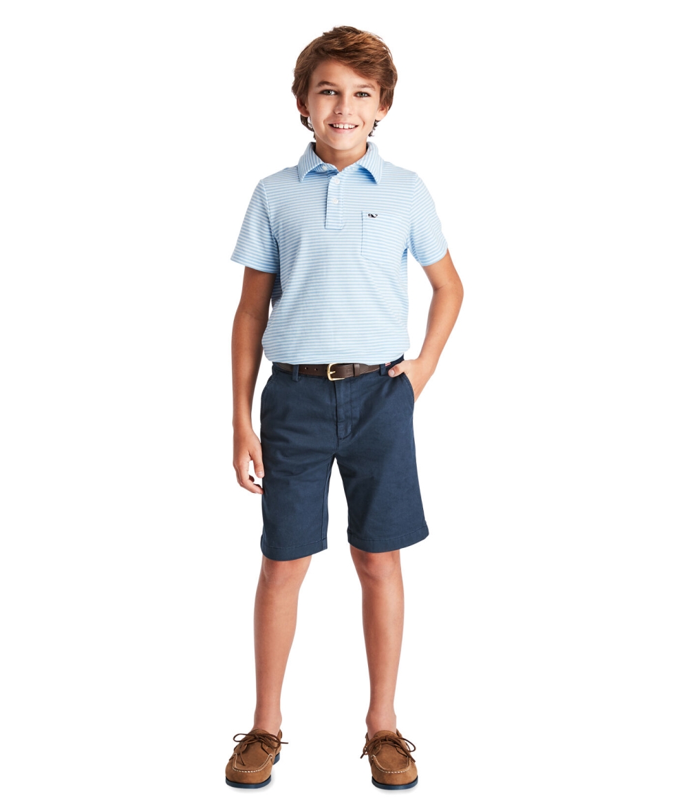 Bermudas Vineyard Vines Stretch Breaker Shorts Niños Azul Marino | BCF-723980