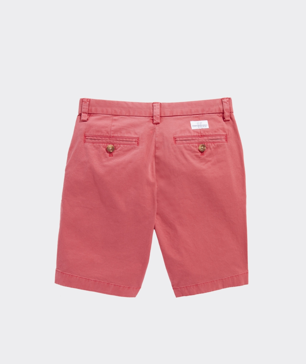 Bermudas Vineyard Vines Stretch Breaker Shorts Niños Rojos | LPS-091827