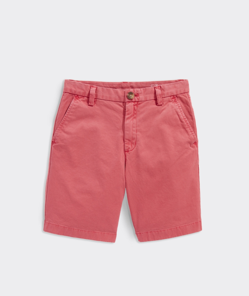 Bermudas Vineyard Vines Stretch Breaker Shorts Niños Rojos | LPS-091827