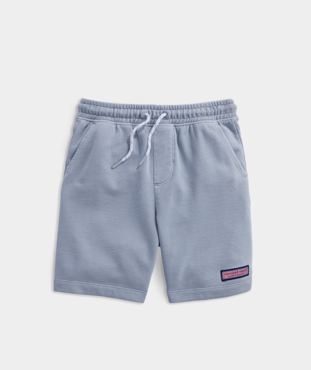 Bermudas Vineyard Vines Sun-Washed Knit Jetty Shorts Niños Grises | IRK-357841