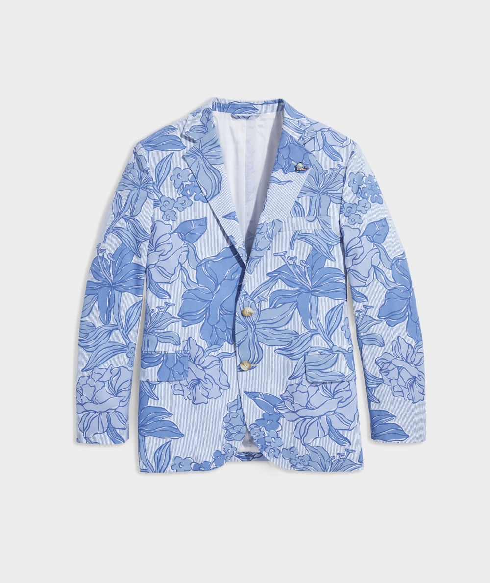 Blazers Vineyard Vines Kentucky Derby Roses Blazer Hombre Turquesa | HRJ-194726