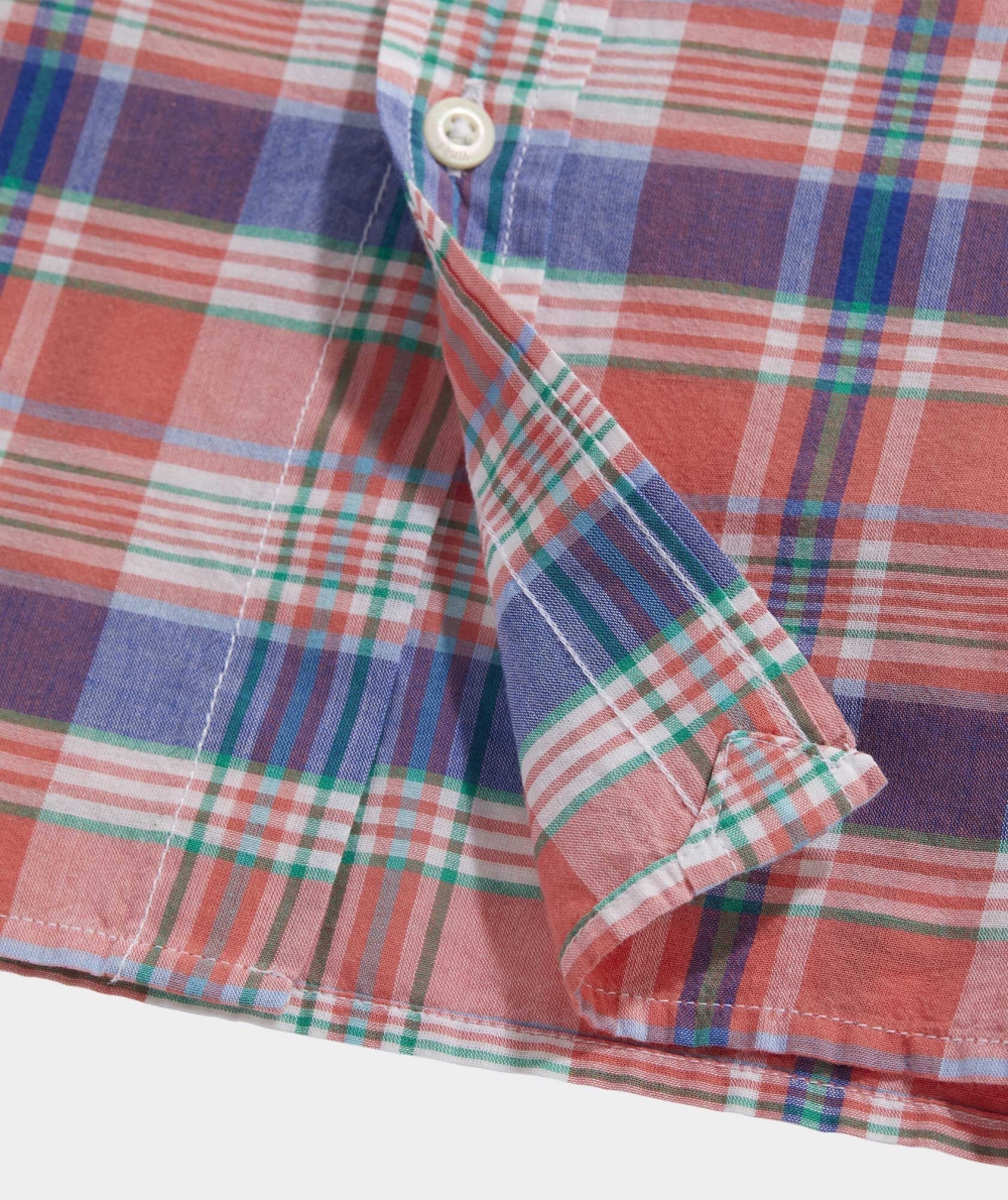 Camisas Vineyard Vines Algodon Madras Shirt Hombre Mai Tai | QFU-719063