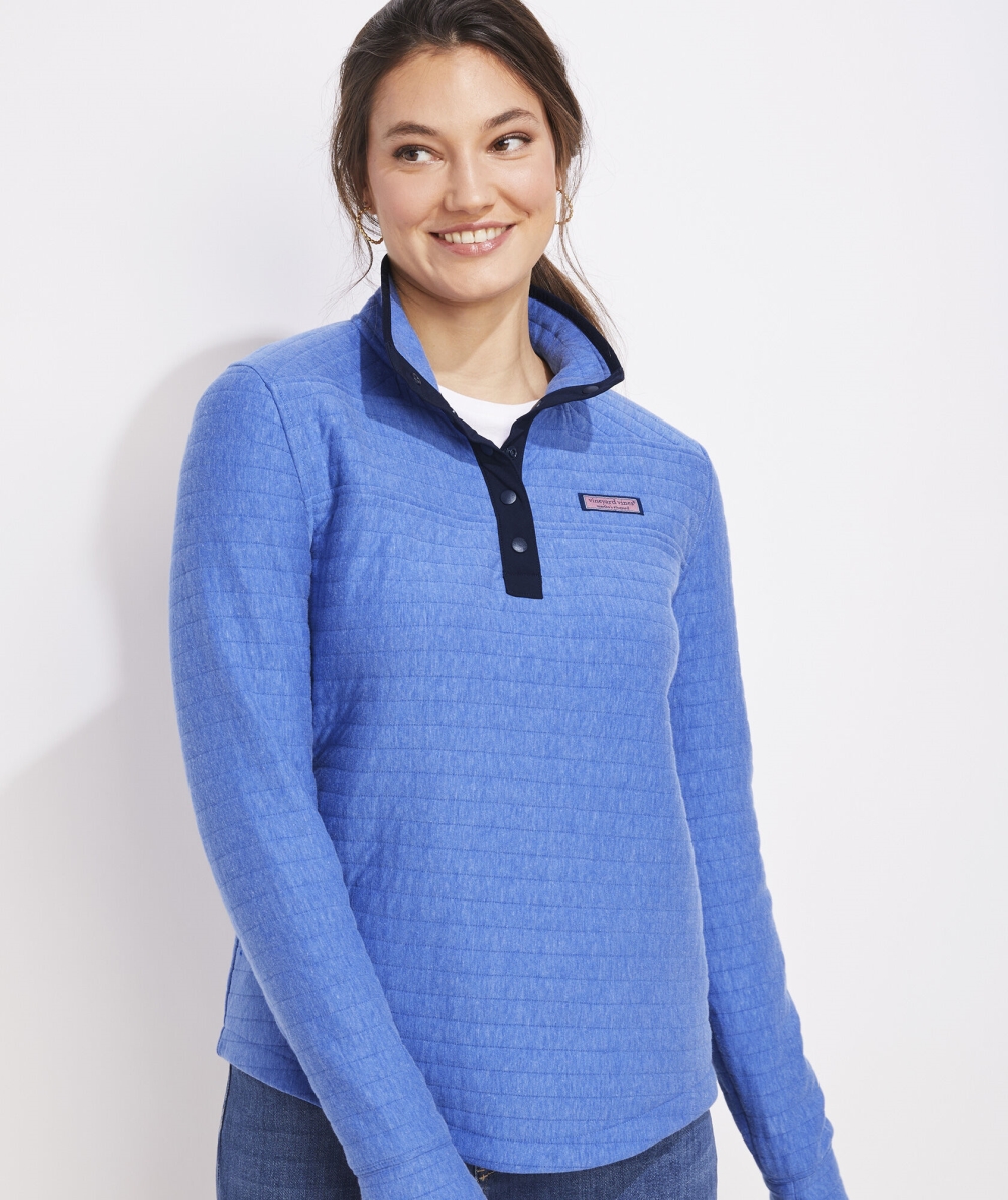 Camisas Vineyard Vines Channel Stitch Shep Shirt™ Mujer Azules | TPR-064592