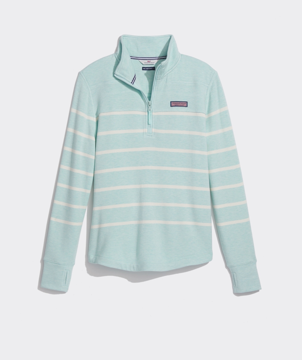 Camisas Vineyard Vines Dreamcloth® A Rayas Relaxed Shep Shirt™ Mujer Azules | RAQ-680713