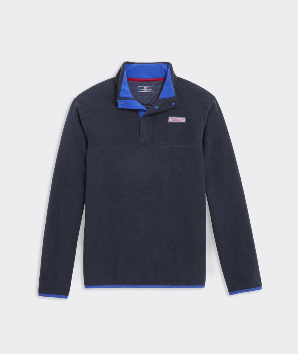 Camisas Vineyard Vines Harbor Fleece Shep Shirt Hombre Azul Marino | FBU-732416