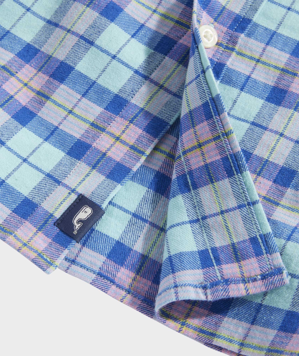 Camisas Vineyard Vines Island Twill Plaid Shirt Hombre Azules | OMB-390516