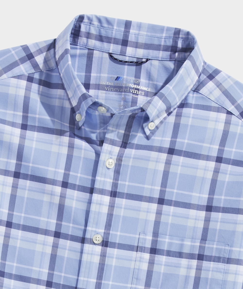 Camisas Vineyard Vines On-The-Go brrrº Plaid Shirt Hombre Blancos | RZT-987123