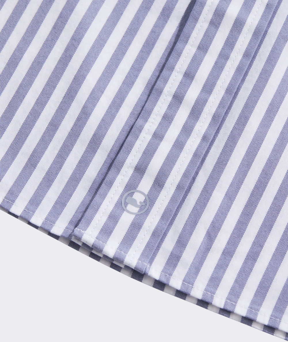 Camisas Vineyard Vines On-The-Go brrrº Stripe Shirt Hombre Ocean Splash | LIM-974082