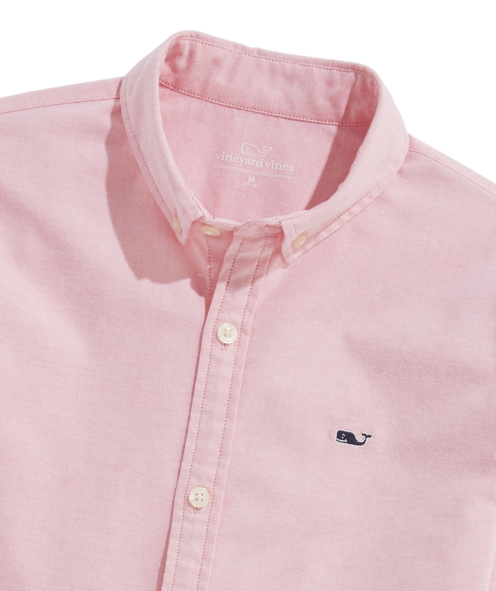 Camisas Vineyard Vines Oxford Solid Shirt Niños YD Solid Oxford - Mai Tai | DIF-893501