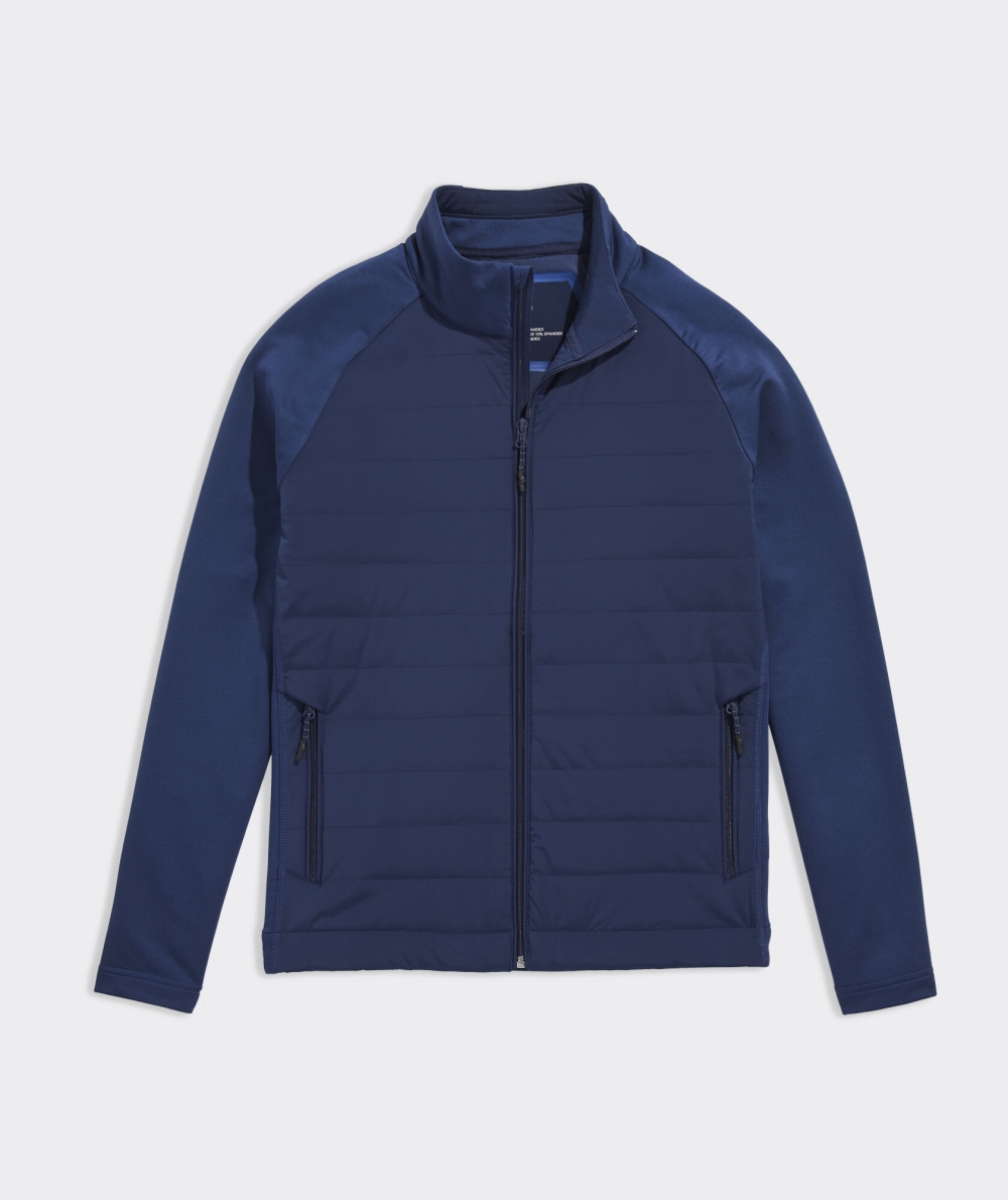 Chaquetas Vineyard Vines Ghost Tree Híbrido Jacket Hombre Azul Marino | API-634519