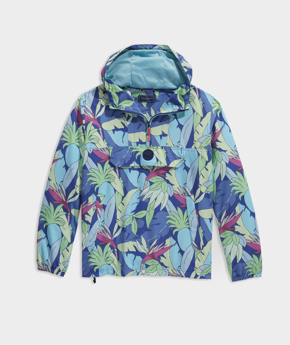 Chaquetas Vineyard Vines La Palmeraie Island Anorak Niños Azules | JPV-178952