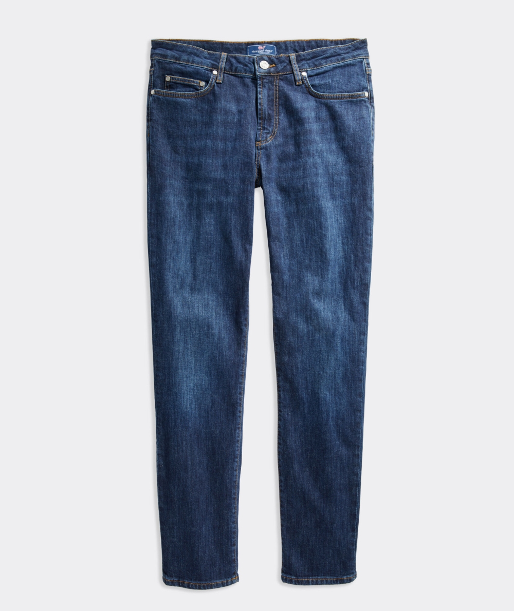 Jeans Vineyard Vines Dark Wash Jeans Hombre Azules Oscuro | WYN-018962