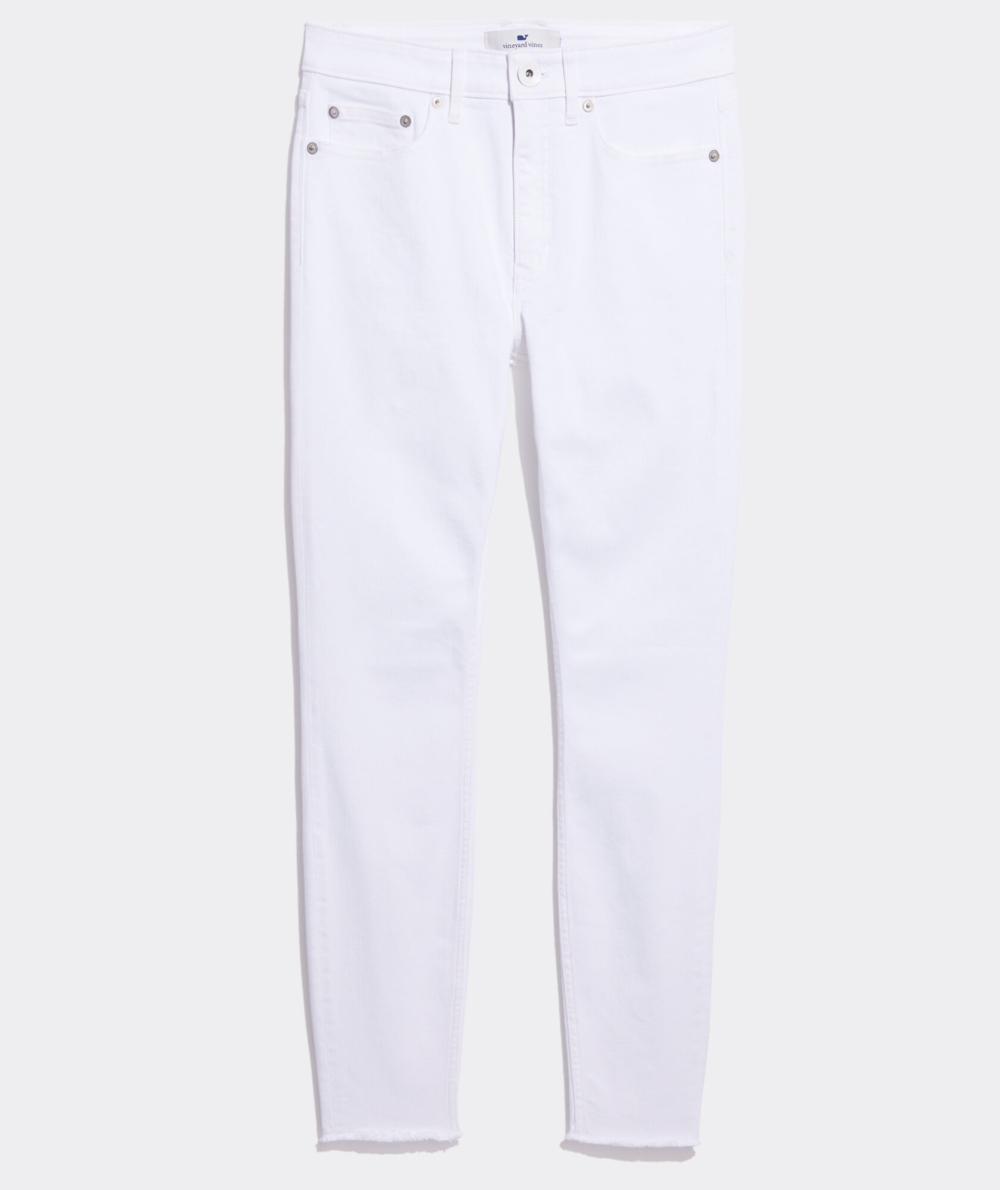 Jeans Vineyard Vines Flaco White Jamie Jeans Mujer Blancos | JWA-853920