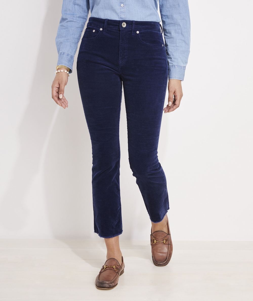 Jeans Vineyard Vines Kick Flare Jamie Cords Mujer Azules | UWI-182453