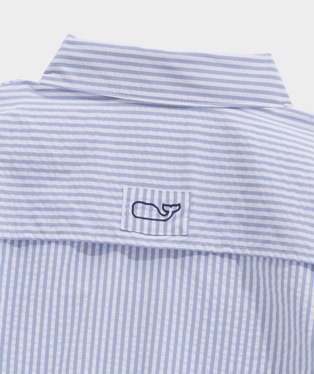 Nadar Vineyard Vines Harbor Coverup Niños Azules Blancos | TGI-093152