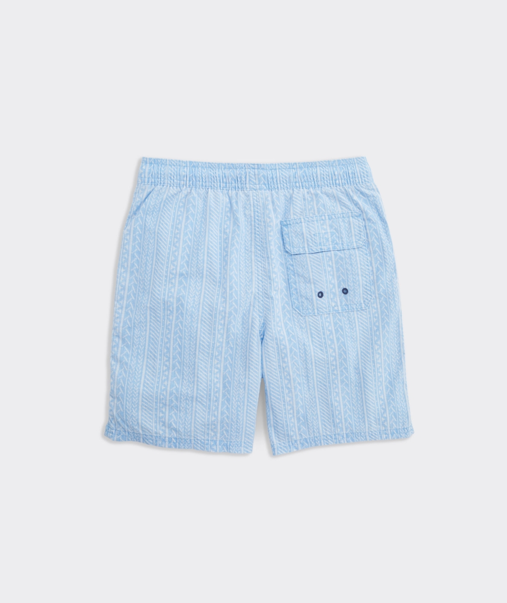 Nadar Vineyard Vines Island Chappy Swim Trunks Niños Woodblock - Swim Cap | QWP-086279