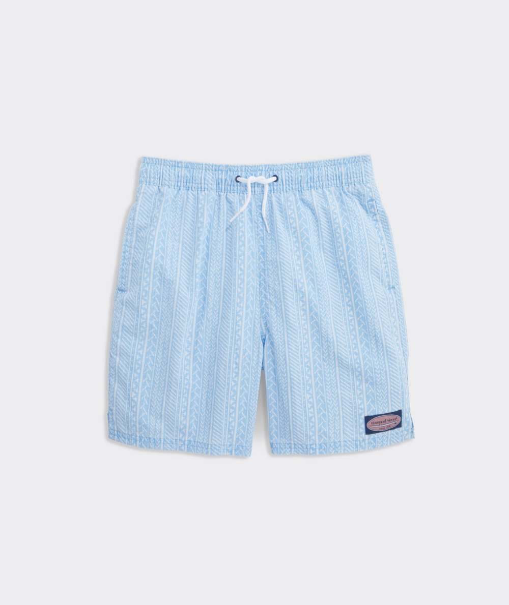 Nadar Vineyard Vines Island Chappy Swim Trunks Niños Woodblock - Swim Cap | QWP-086279