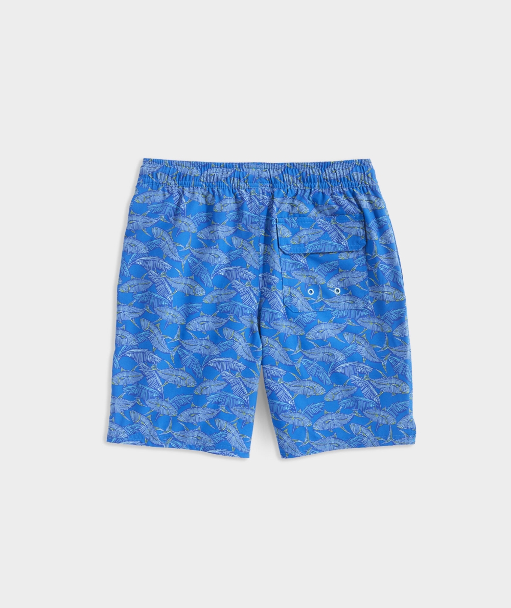 Nadar Vineyard Vines Printed Chappy Swim Trunks Niños Azules | GQY-457908