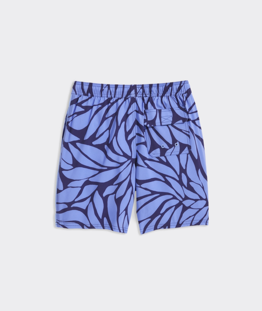 Nadar Vineyard Vines Printed Chappy Swim Trunks Niños Azules | WFM-340289