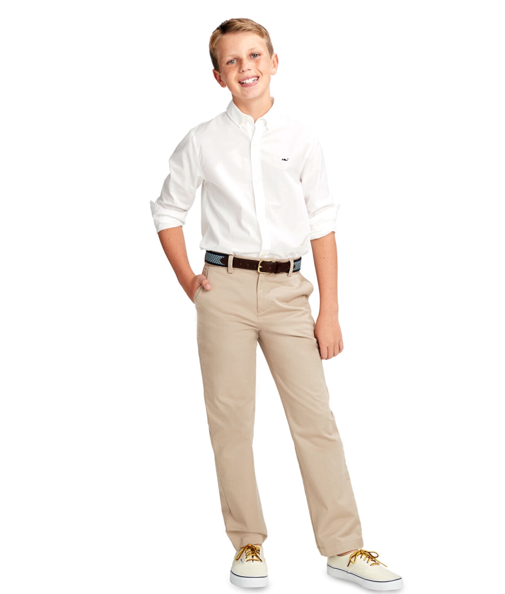 Pantalones Vineyard Vines Breaker Pants Niños Kaki | NPX-823746