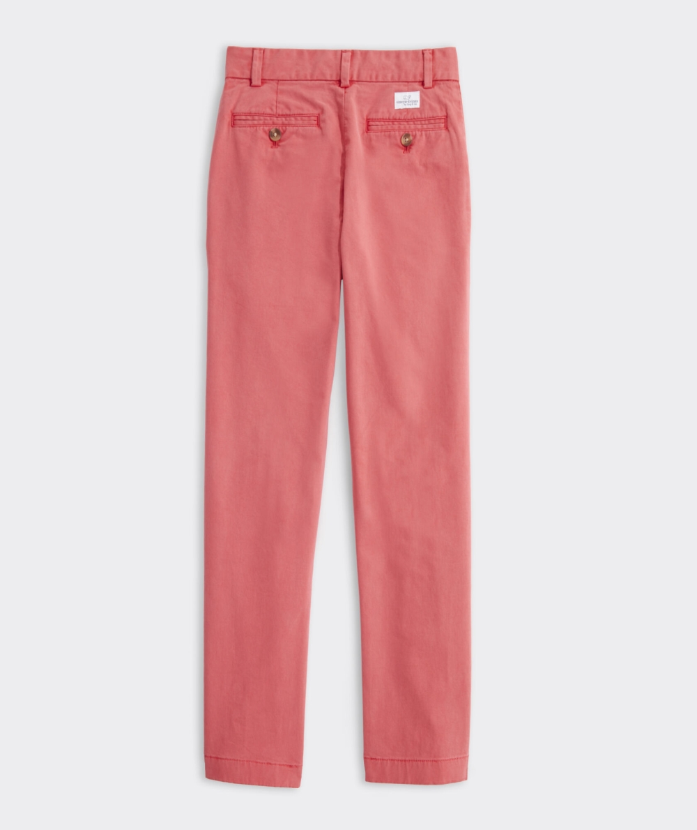 Pantalones Vineyard Vines Breaker Pants Niños Rojos | QVS-867912