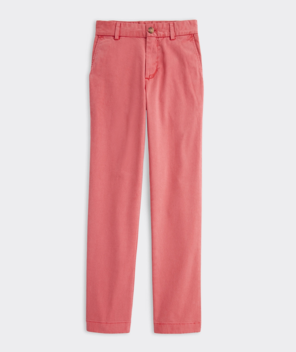 Pantalones Vineyard Vines Breaker Pants Niños Rojos | QVS-867912