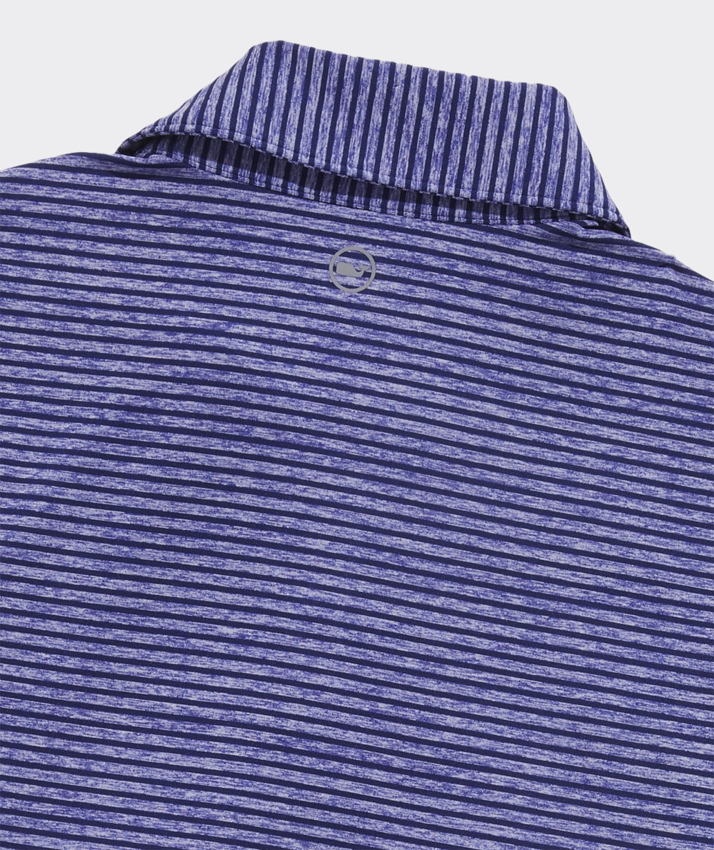 Polos Vineyard Vines Bradley Stripe Sankaty Polo Niños Azules Azules | EUW-407386