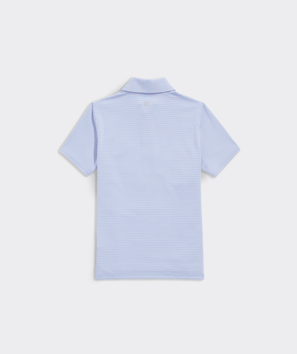 Polos Vineyard Vines Bradley Stripe Sankaty Polo Niños Azules Rosas | LTV-235014