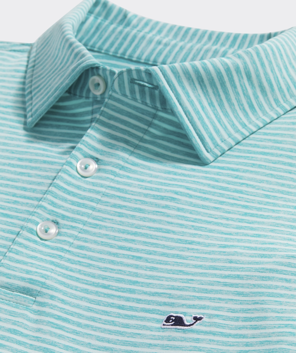 Polos Vineyard Vines Bradley Stripe Sankaty Polo Hombre Azules | YTJ-854912