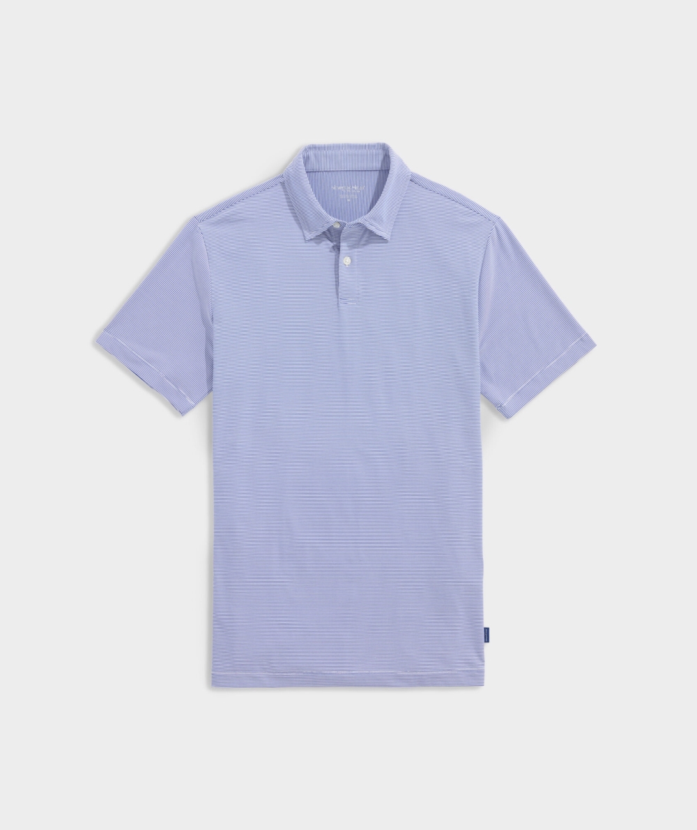 Polos Vineyard Vines Breakwater brrr° Polo Hombre Blancos | SPR-768925