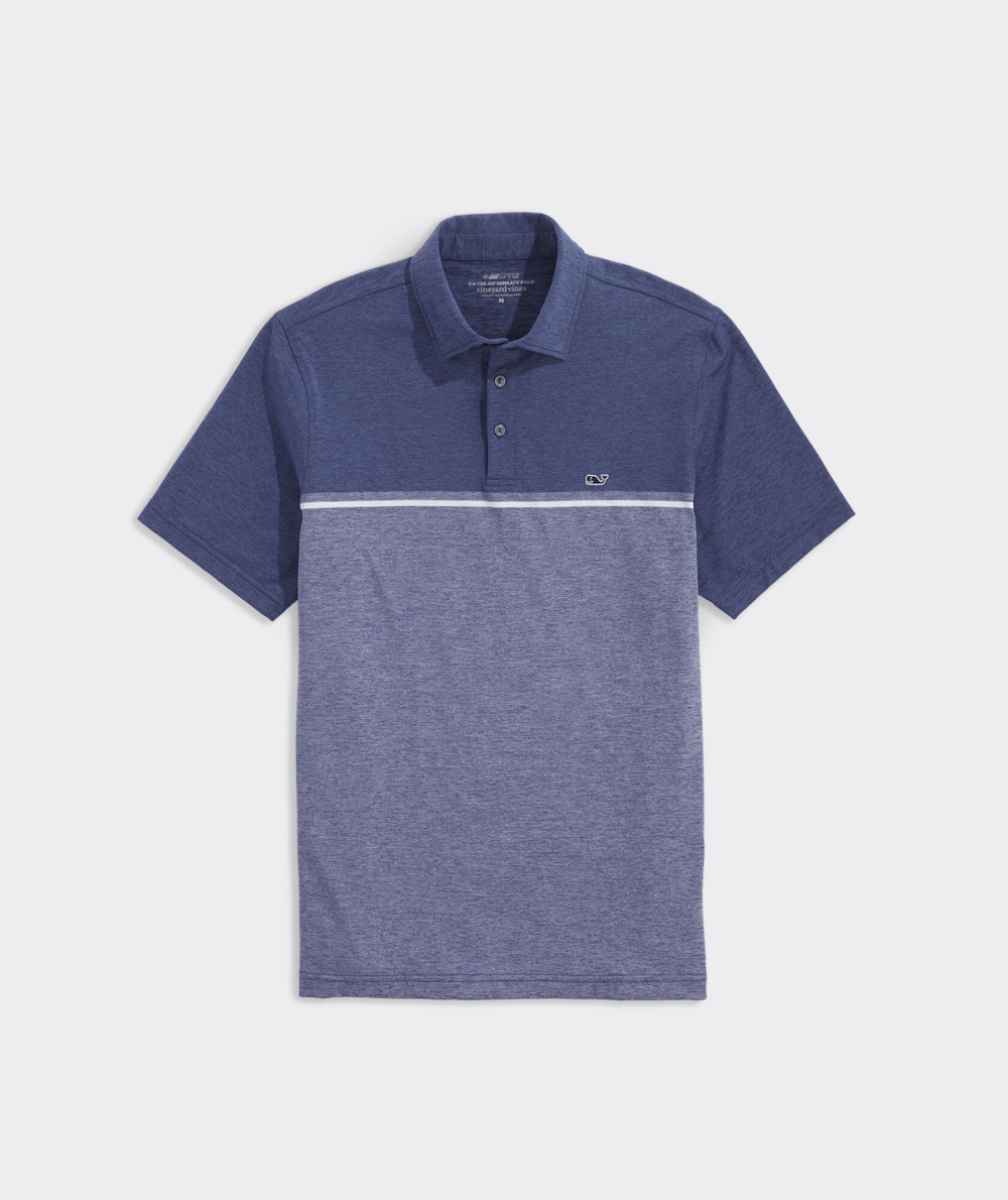 Polos Vineyard Vines Briland Stripe Sankaty Polo Hombre Azules | HMO-368945