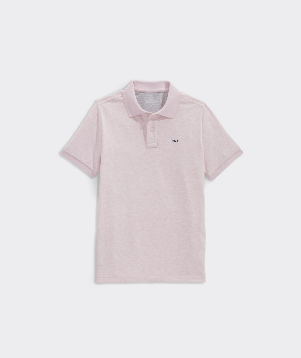 Polos Vineyard Vines Edgartown Pique Polo Niños Rosas | ICP-905726