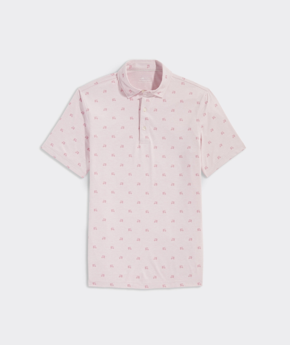 Polos Vineyard Vines Palmero Polo Hombre Rosas | YKR-790825