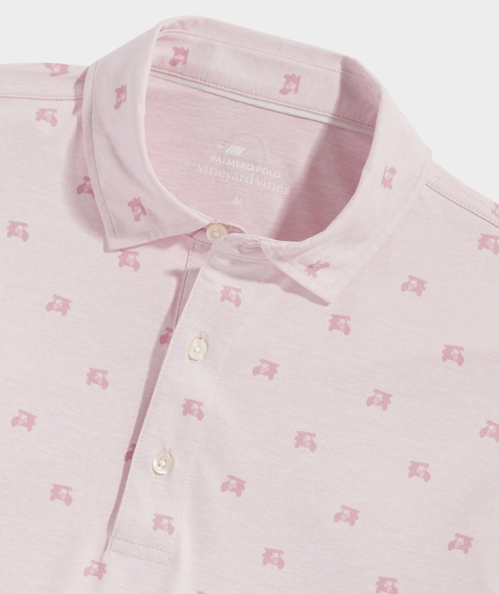 Polos Vineyard Vines Palmero Polo Hombre Rosas | YKR-790825