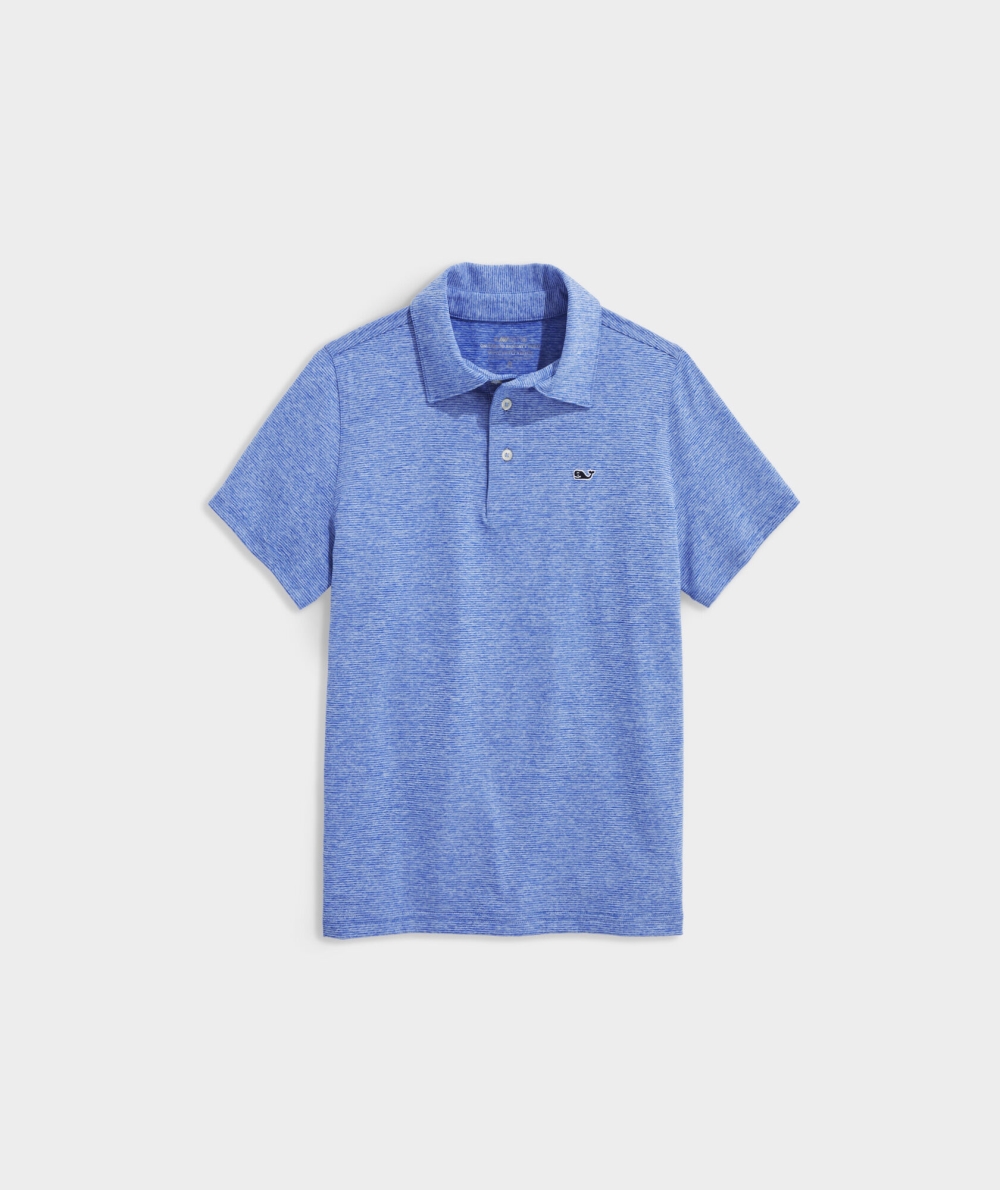 Polos Vineyard Vines St. Jean Stripe Sankaty Polo Niños Azules Blancos | HXV-230816