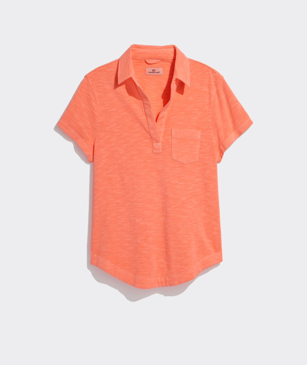 Polos Vineyard Vines Surf Polo Mujer Neon Sunset | YAZ-269853