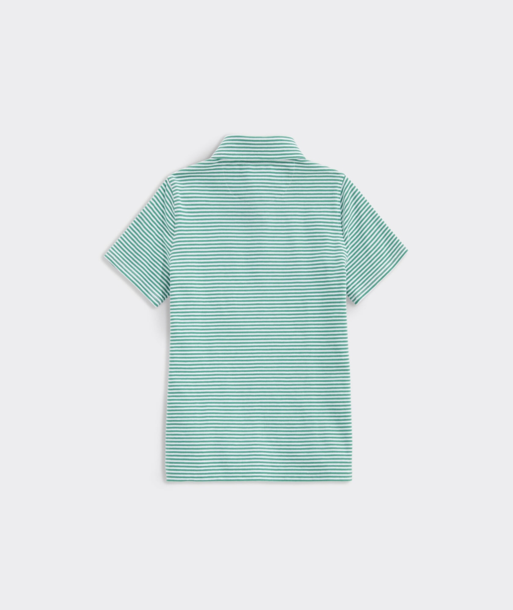 Polos Vineyard Vines Surfside Pique Polo Niños Blancos | GHK-713465