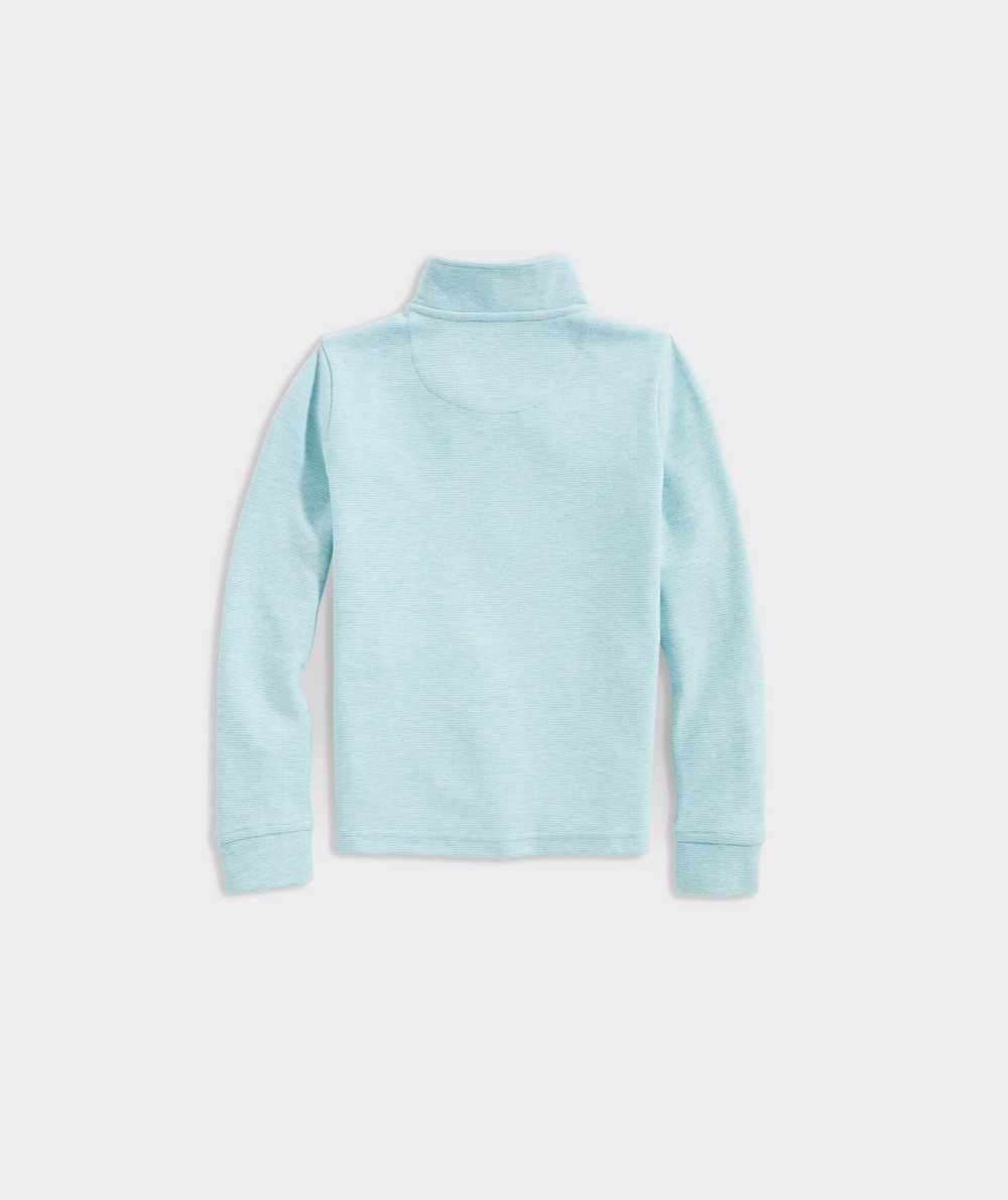 Pullovers Vineyard Vines Boys Saltwater Quarter-Zip Niños Azules | GXE-026854