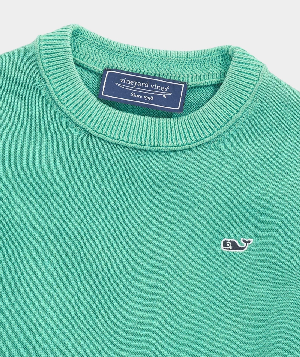 Pullovers Vineyard Vines Garment-Dyed Crewneck Sueter Niños Sea Swell | ZYN-427089