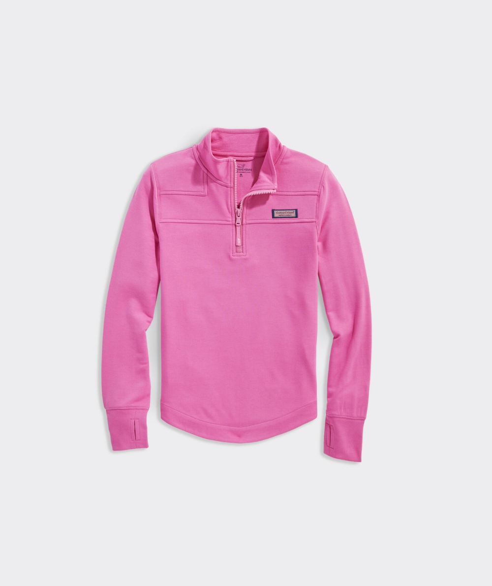 Sudaderas Vineyard Vines Girls Dreamcloth® Relaxed Shep Shirt™ Niños Paradise Punch | ORU-289360