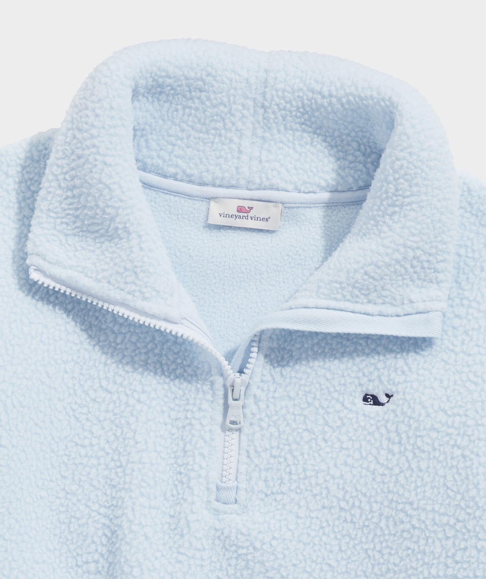 Sudaderas Vineyard Vines Sherpa Fleece Quarter-Zip Tunic Niños Ice Water | KTQ-480219