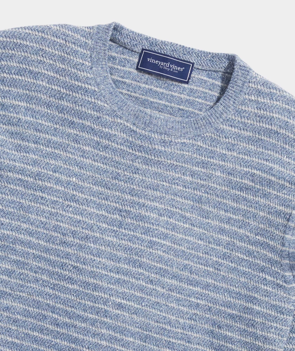 Suéteres Vineyard Vines Cashmere Blend Crewneck Sueter Hombre Ocean Splash | NRL-509627