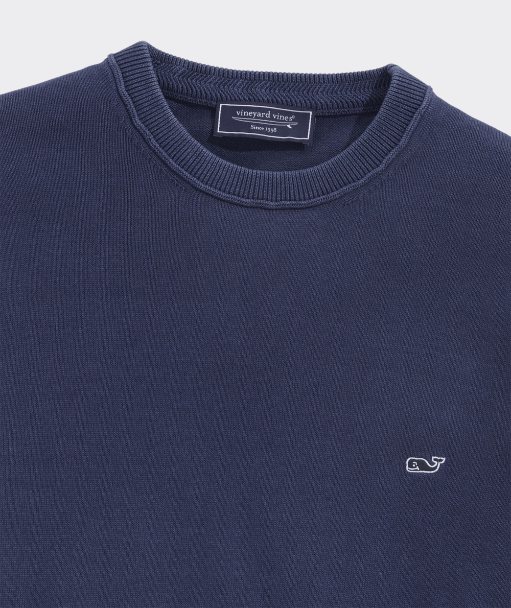 Suéteres Vineyard Vines Garment-Dyed Crewneck Sueter Hombre Azules | VZL-761805